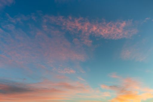 A breathtaking view of the sky during the sunset with colorful clouds-great fro a cool background