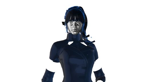 Artificial intelligence face, future technology machine learning