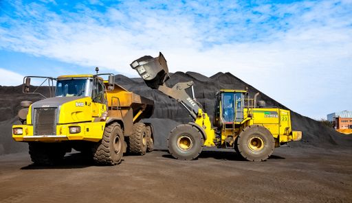 Johannesburg, South Africa - April 20 2012: Manganese Mining and Equipment