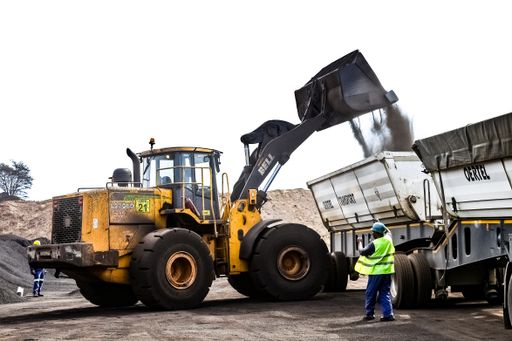 Johannesburg, South Africa - April 20 2012: Manganese Mining and Equipment