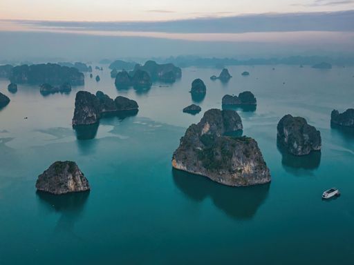 The Tu Long Bay in Vietnam, showcasing the stunning natural beauty of the landscape