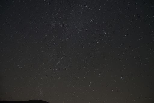 A beautiful shot of a starry night sky