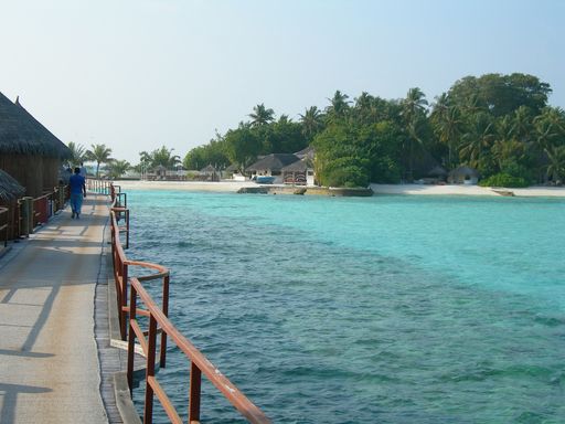 A beautiful view of wonderful Alif Alif Atoll resort, Maldives