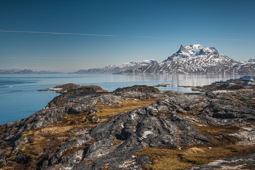 The Fjord around Nuuk, capital of Greenland