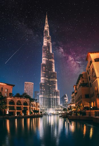 the highest building in the world in Dubai UAE