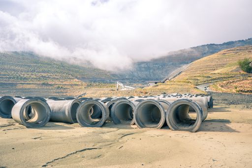The abandoned mine of Amiantos in Cyprus