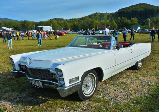 A 1967 Cadillac De Ville convertible in Campu Cetatii - Romania