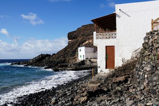 A beautiful shot of El Puertito Los Molinos in Fuerteventura, Spain