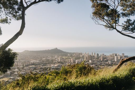 An overlooking view of honolulu in hawaii USA