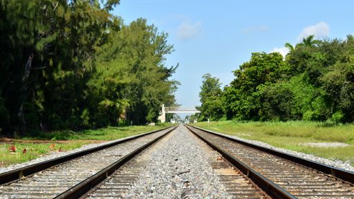 A beautiful shot of the railway