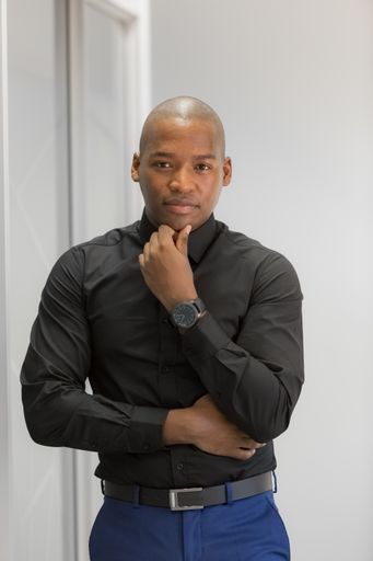 Johannesburg, South Africa - December 13, 2017: Editorial Portrait of Black African Entrepreneur Nicolas Bereng
