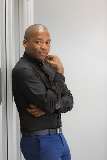 Johannesburg, South Africa - December 13, 2017: Editorial Portrait of Black African Entrepreneur Nicolas Bereng