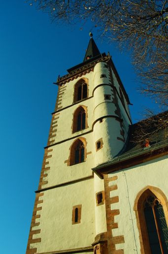 The Sankt Ursula Church in Oberursel am Taunus, Hessen, Germany. The foundations point to the 12th century. The new building was consecrated in 1659.