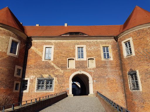 A beautiful shot of the Burg Eisenhardt against the clear blue sky in Bad Belzig, Germany