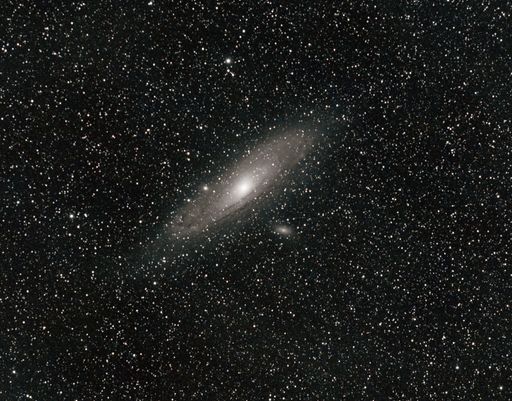 This stunning image captures the beauty of the Andromeda Galaxy and its Milky Way