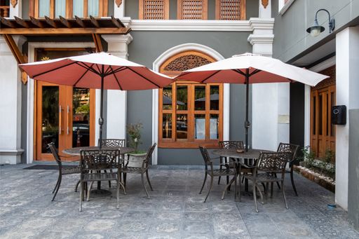 Outdoor Thai coffee shop, Chiang Mai Thailand.
