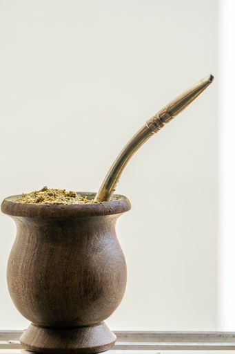 A mate drink isolated on a white background