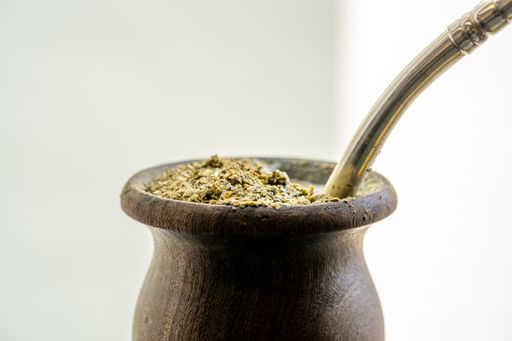 A mate drink isolated on a white background