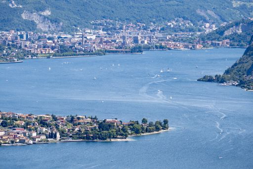 The beautiful scenery of Civenna Panorami sul Lago di Como