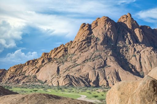 Namibian the big rocks of Spitzkoppe in Damaraland, landscape, background