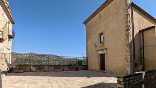 A small church of Civitacampomarano, a medieval town in the province of Campobasso.