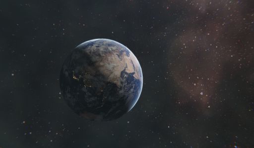 The Earth and surrounding cosmic elements