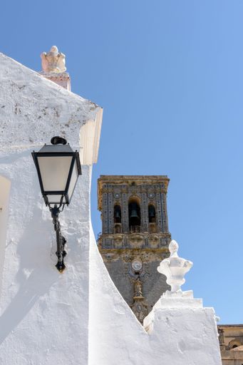 A Typical white village of Spain in the province of Cadiz, in Andalusia, Arcos de la Frontera