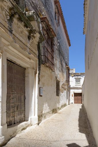 A typical white village of Spain in the province of Cadiz, in Andalusia, Arcos de la Frontera