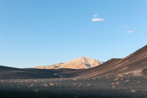 A panoramic view of Campo de Piedra Pomez, Catamarca, Argentina