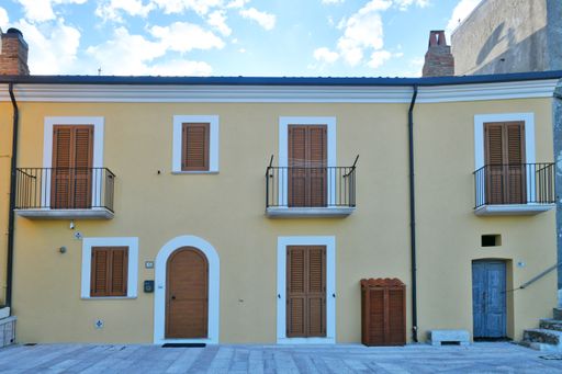 A characteristic house in the historic district of Termoli, a seaside town in the province of Campobasso.