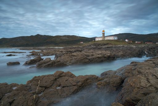 An abandoned lighthouse in Galicia, Spain