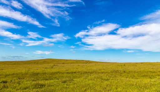 A rural landscape with beautiful greenery in Santa Catarina, Brazil