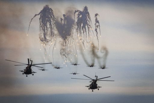 Preparation for military parade in Yerevan, for independence day military parade in 2016.