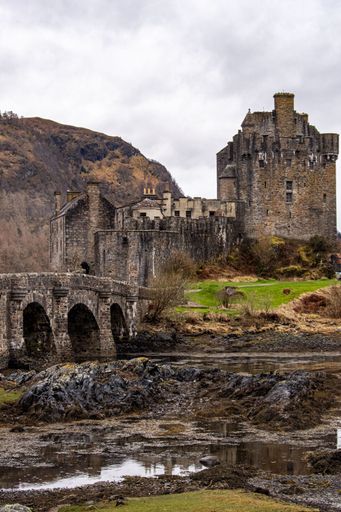 The Eilean Donan Castle in Schottland.