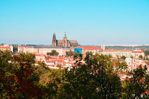 Prague Castle Panorama on a sunny day