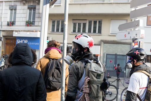 Manifestation contre la réforme des retraites à Lyon le 5 décembre 2019.