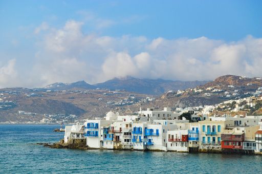 A nice landscape in Mikonos Greece