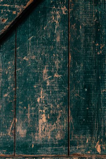 Full Frame weathered green painted wooden gate