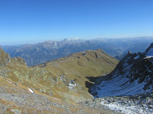 Landscape in the high Alps around Pizol in St. Gallen, Switzerland.