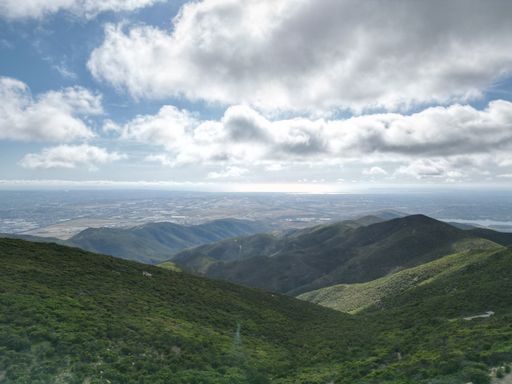 A scenic view of Otay truck trail in San Diego, California