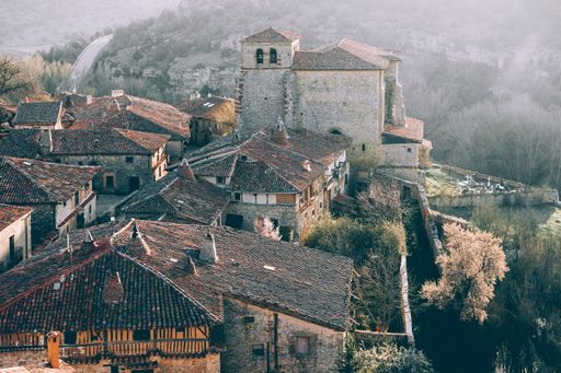 A medieval village of Calatanazor in Soria, Castilla y Leon, Spain