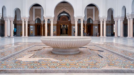 The stunning Grande Mosquee de Paris in France
