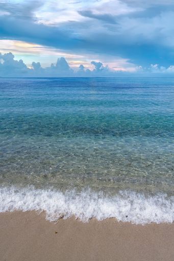 Corsica, France, transparent turquoise water on a beautiful beach in summer