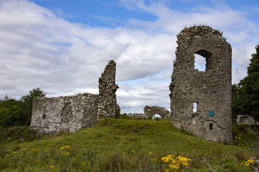 An abbey ruins in county mayo, republic of ireland