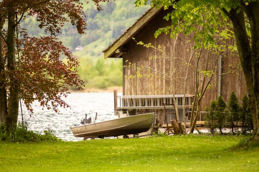 A beautiful boat house in Seedorf, Switzerland