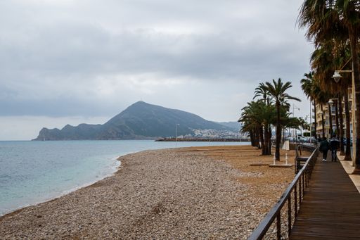 A beautiful shot of a calm sea near the resort