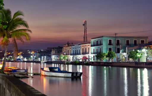 The San Juan river in Matanzas, Cuba