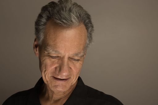 Portrait of a mature man with graying hair