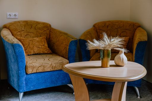A beautiful shot of the living room interior