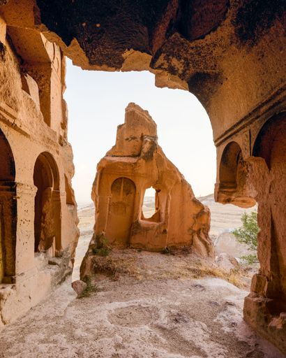 The stunning Sarica church in the breathtaking Cappadocia region of Turkey